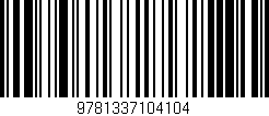 Código de barras (EAN, GTIN, SKU, ISBN): '9781337104104'