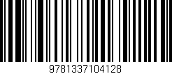 Código de barras (EAN, GTIN, SKU, ISBN): '9781337104128'