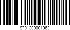Código de barras (EAN, GTIN, SKU, ISBN): '9781380001863'