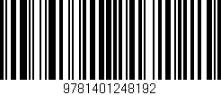 Código de barras (EAN, GTIN, SKU, ISBN): '9781401248192'