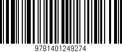 Código de barras (EAN, GTIN, SKU, ISBN): '9781401249274'