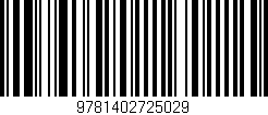 Código de barras (EAN, GTIN, SKU, ISBN): '9781402725029'