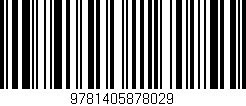 Código de barras (EAN, GTIN, SKU, ISBN): '9781405878029'