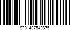 Código de barras (EAN, GTIN, SKU, ISBN): '9781407549675'