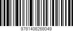 Código de barras (EAN, GTIN, SKU, ISBN): '9781408268049'