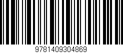 Código de barras (EAN, GTIN, SKU, ISBN): '9781409304869'