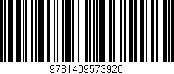 Código de barras (EAN, GTIN, SKU, ISBN): '9781409573920'