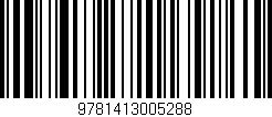 Código de barras (EAN, GTIN, SKU, ISBN): '9781413005288'