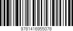 Código de barras (EAN, GTIN, SKU, ISBN): '9781416955078'
