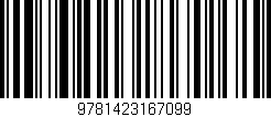 Código de barras (EAN, GTIN, SKU, ISBN): '9781423167099'