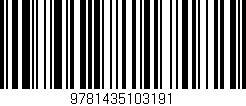 Código de barras (EAN, GTIN, SKU, ISBN): '9781435103191'