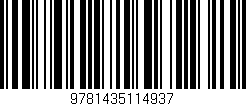 Código de barras (EAN, GTIN, SKU, ISBN): '9781435114937'