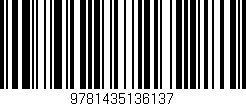 Código de barras (EAN, GTIN, SKU, ISBN): '9781435136137'