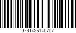 Código de barras (EAN, GTIN, SKU, ISBN): '9781435140707'
