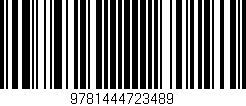 Código de barras (EAN, GTIN, SKU, ISBN): '9781444723489'