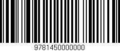 Código de barras (EAN, GTIN, SKU, ISBN): '9781450000000'