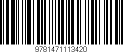 Código de barras (EAN, GTIN, SKU, ISBN): '9781471113420'