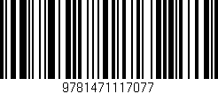 Código de barras (EAN, GTIN, SKU, ISBN): '9781471117077'