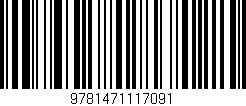 Código de barras (EAN, GTIN, SKU, ISBN): '9781471117091'