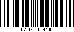 Código de barras (EAN, GTIN, SKU, ISBN): '9781474934480'
