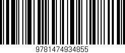 Código de barras (EAN, GTIN, SKU, ISBN): '9781474934855'