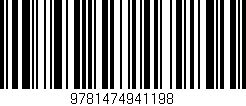 Código de barras (EAN, GTIN, SKU, ISBN): '9781474941198'