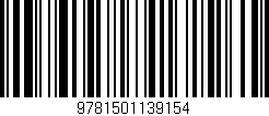 Código de barras (EAN, GTIN, SKU, ISBN): '9781501139154'