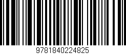 Código de barras (EAN, GTIN, SKU, ISBN): '9781840224825'