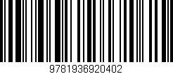 Código de barras (EAN, GTIN, SKU, ISBN): '9781936920402'