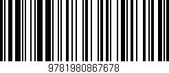 Código de barras (EAN, GTIN, SKU, ISBN): '9781980867678'