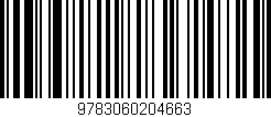 Código de barras (EAN, GTIN, SKU, ISBN): '9783060204663'