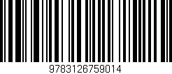 Código de barras (EAN, GTIN, SKU, ISBN): '9783126759014'