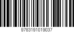 Código de barras (EAN, GTIN, SKU, ISBN): '9783191019037'