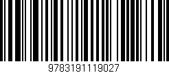 Código de barras (EAN, GTIN, SKU, ISBN): '9783191119027'