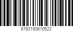 Código de barras (EAN, GTIN, SKU, ISBN): '9783193610522'