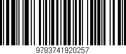 Código de barras (EAN, GTIN, SKU, ISBN): '9783741920257'