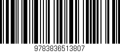 Código de barras (EAN, GTIN, SKU, ISBN): '9783836513807'