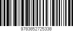 Código de barras (EAN, GTIN, SKU, ISBN): '9783852725338'