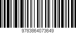 Código de barras (EAN, GTIN, SKU, ISBN): '9783864073649'