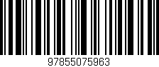 Código de barras (EAN, GTIN, SKU, ISBN): '97855075963'
