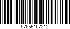 Código de barras (EAN, GTIN, SKU, ISBN): '97855107312'