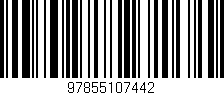 Código de barras (EAN, GTIN, SKU, ISBN): '97855107442'