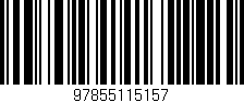 Código de barras (EAN, GTIN, SKU, ISBN): '97855115157'