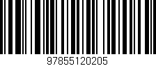 Código de barras (EAN, GTIN, SKU, ISBN): '97855120205'