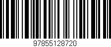 Código de barras (EAN, GTIN, SKU, ISBN): '97855128720'