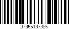 Código de barras (EAN, GTIN, SKU, ISBN): '97855137395'