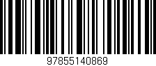Código de barras (EAN, GTIN, SKU, ISBN): '97855140869'