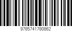 Código de barras (EAN, GTIN, SKU, ISBN): '9785741780862'