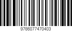 Código de barras (EAN, GTIN, SKU, ISBN): '9786077470403'