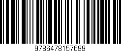 Código de barras (EAN, GTIN, SKU, ISBN): '9786478157699'